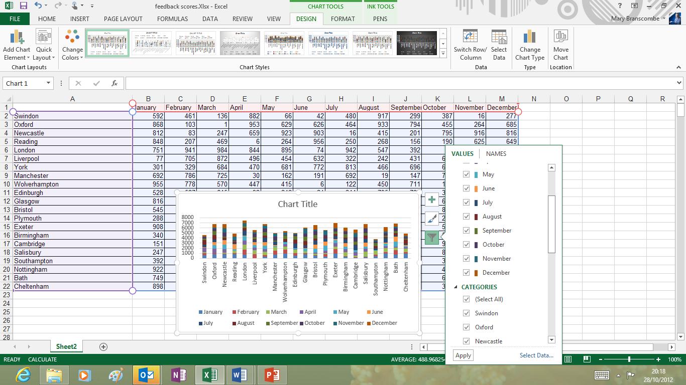 Microsoft Excel 2013 Features Part Three - QAInsights.com