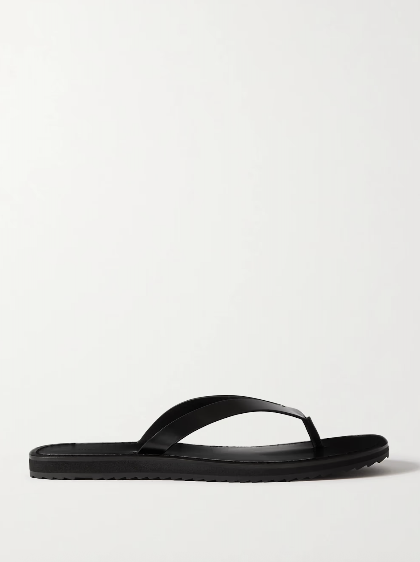 The Row, City leather flip flops
