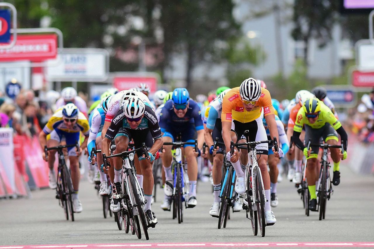 Mathieu van der Poel in the Arctic Race of Norway edged out in the sprint
