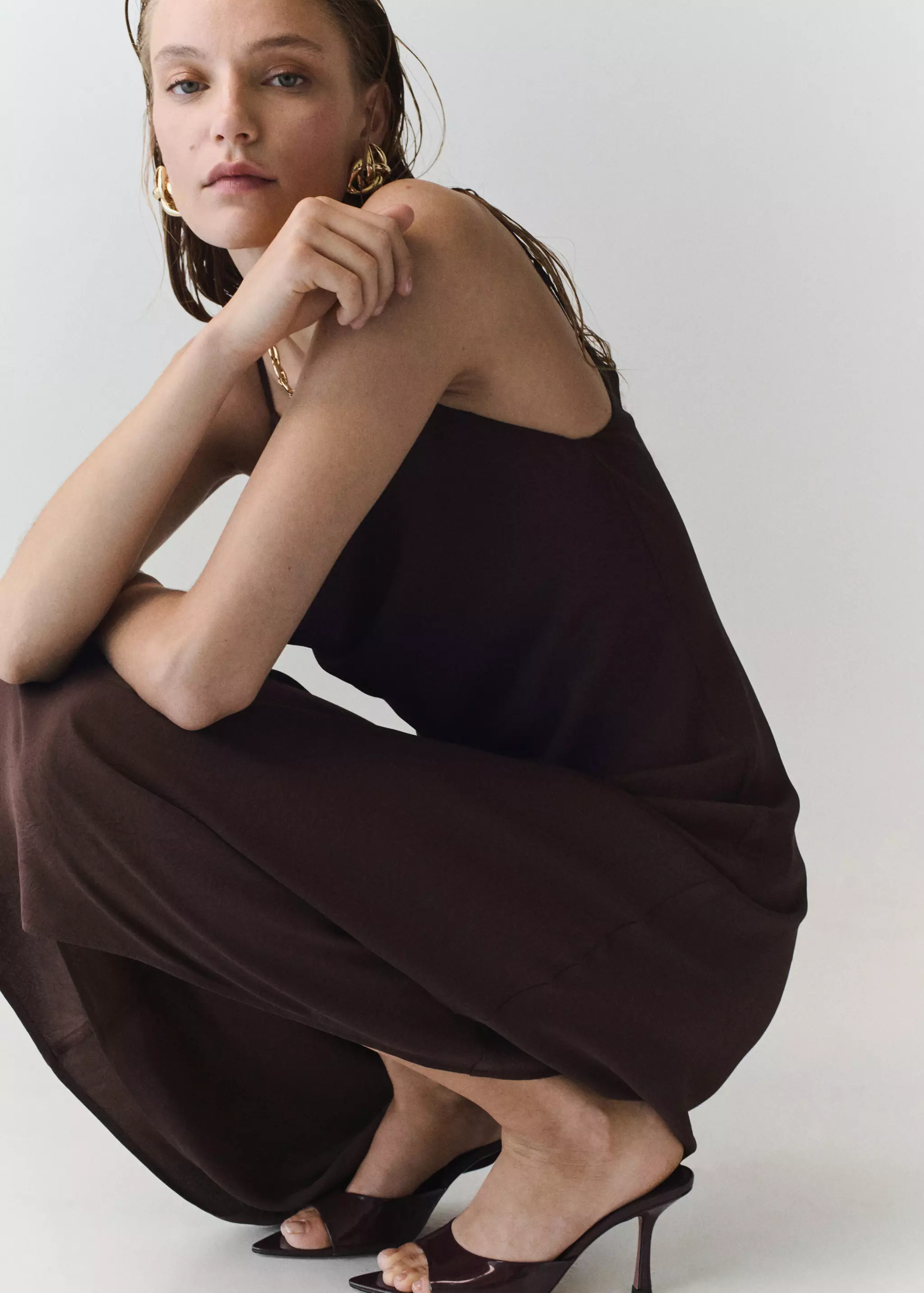 Patent Leather High-Heeled Sandals - Women | Mango United Kingdom