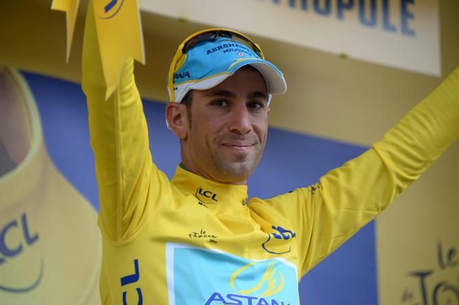 Vincenzo Nibali (Astana) will be in yellow when the race tackles the cobbles