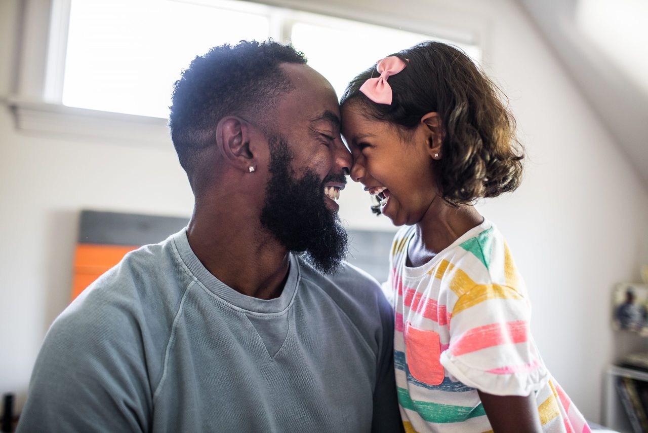 A father and his daughter on Father&#039;s Day