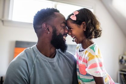 A father and his daughter on Father's Day