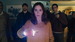 Emily Blunt, Josh O'Connor and Colman Domingo in Disclosure Day