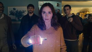 Emily Blunt, Josh O'Connor and Colman Domingo in Disclosure Day