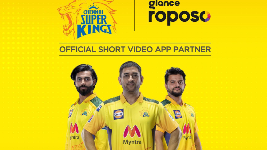 CSK ties up with Glance and Roposo