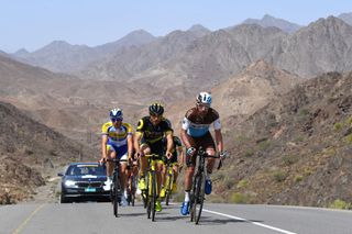 The breakaway on the queen stage of the 2019 Tour of Oman