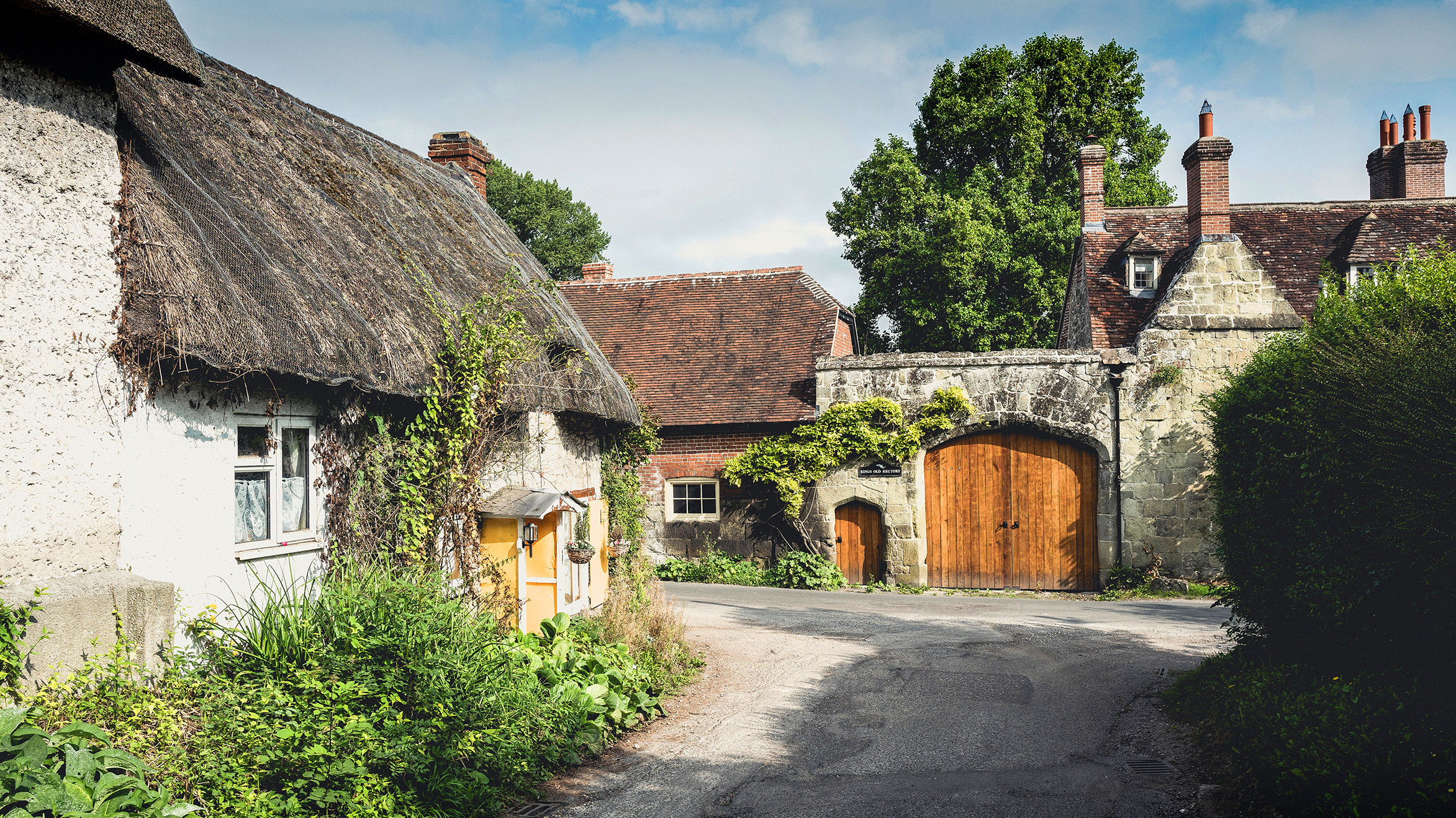 The village of Broad Chalke in Wiltshire 