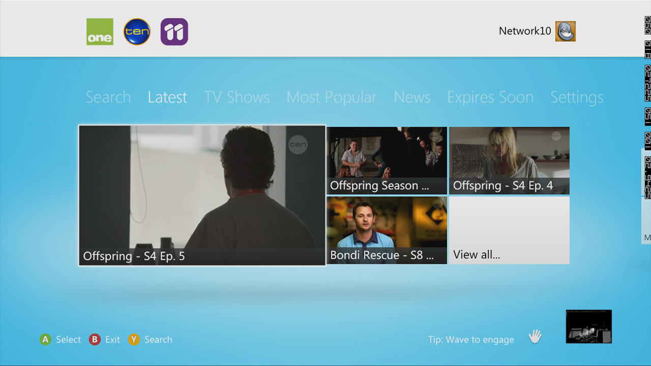 Network Ten Xbox app