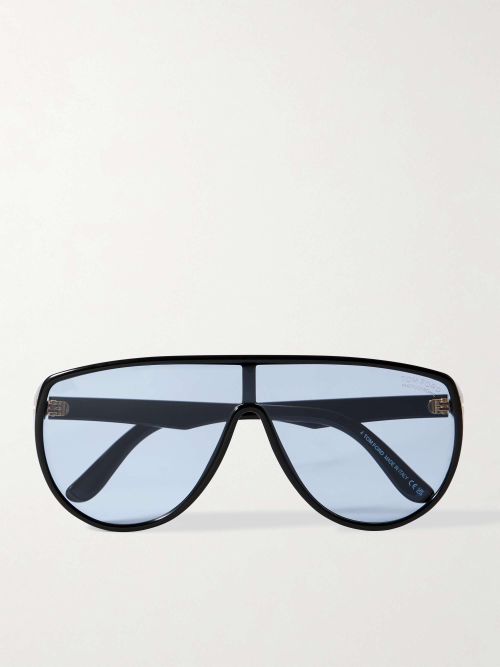 Achilles Aviator-Style Acetate Sunglasses
