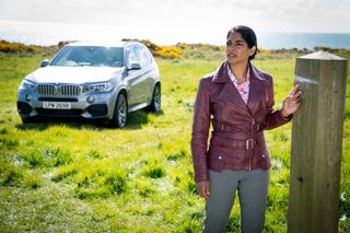 Amara Karan soaking up the scenery in 'Hope Street'.