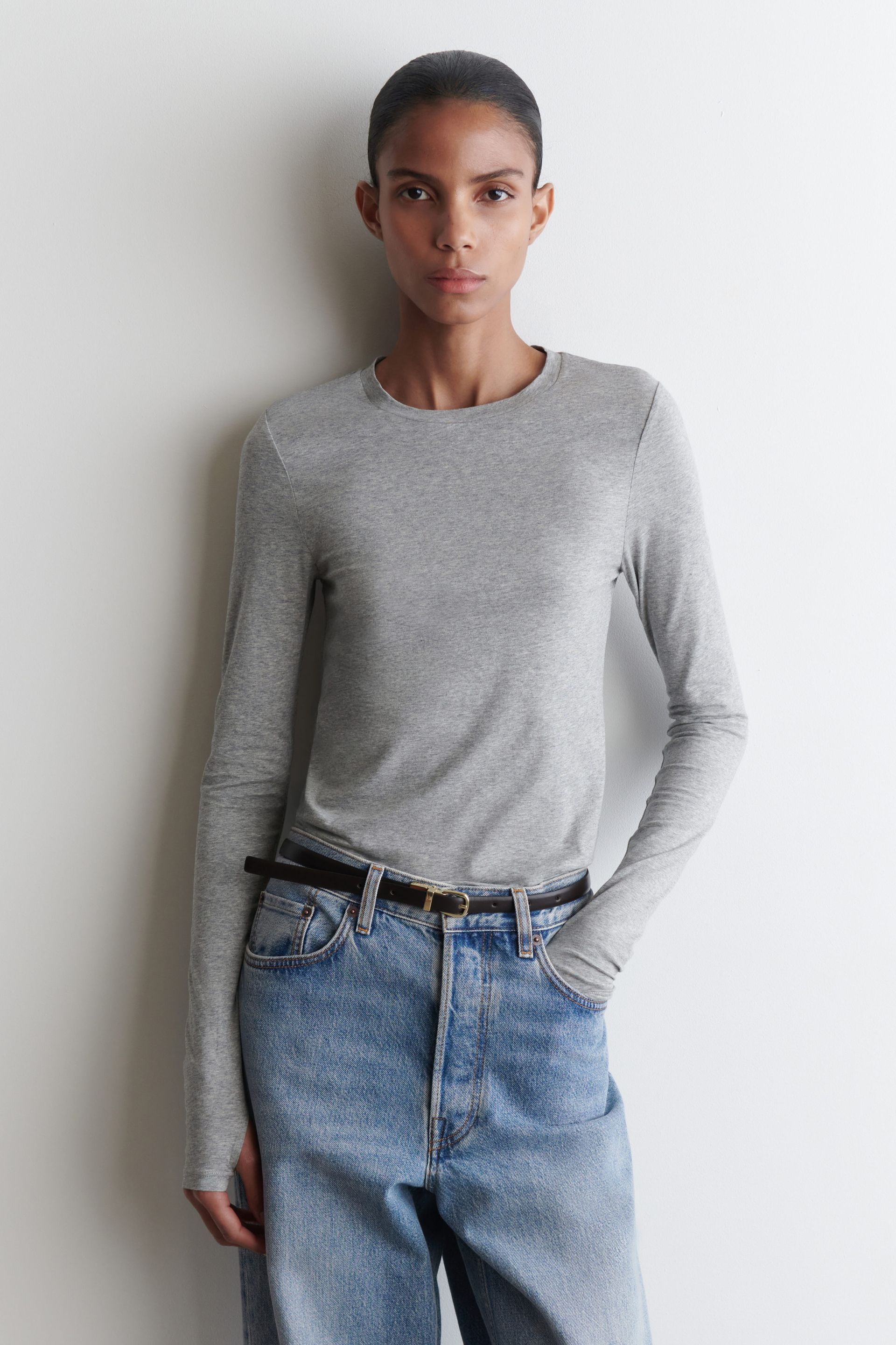 Slim Lightweight Long-Sleeved Top