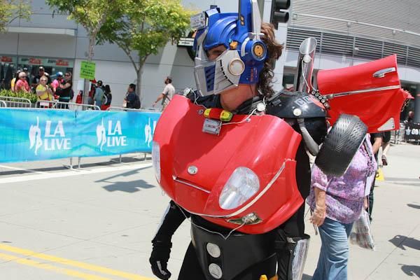 LA locals are so in love with their cars they dress like them.