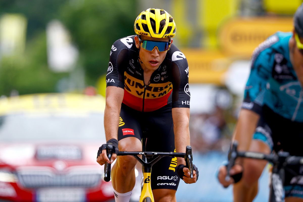 Tour de France 2021 108th Edition 7th stage Vierzon Le Creusot 2491 km 02072021 Wout Van Aert BEL Jumbo Visma photo Luca BettiniBettiniPhoto2021