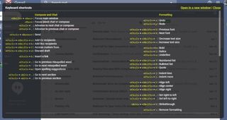 Gmail Keyboard Shortcuts List