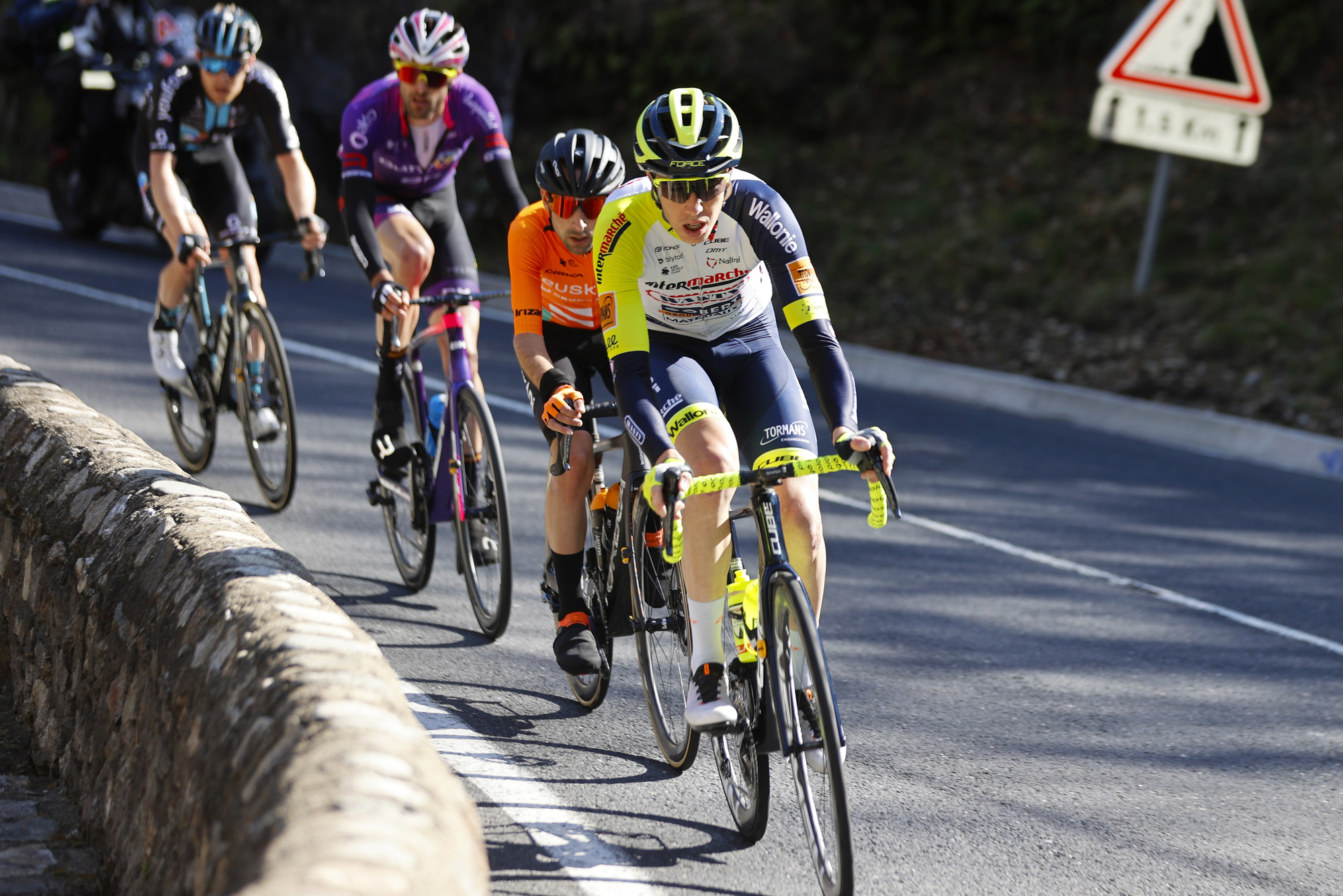 Volta Ciclista a Catalunya 2022 - 101st Edition - 3rd stage Perpinya - La Molina 161 km - 23/03/2022 - Simone Petilli (ITA - IntermarchÃ© - Wanty - Gobert MatÃ©riaux) - photo Luis Angel Gomez/SprintCyclingAgencyÂ©2022