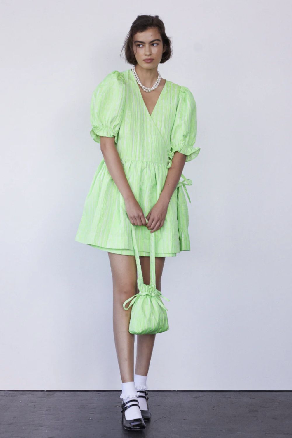 Best Hen Party Dresses: Damson Madder Priya Puff Sleeve Dress