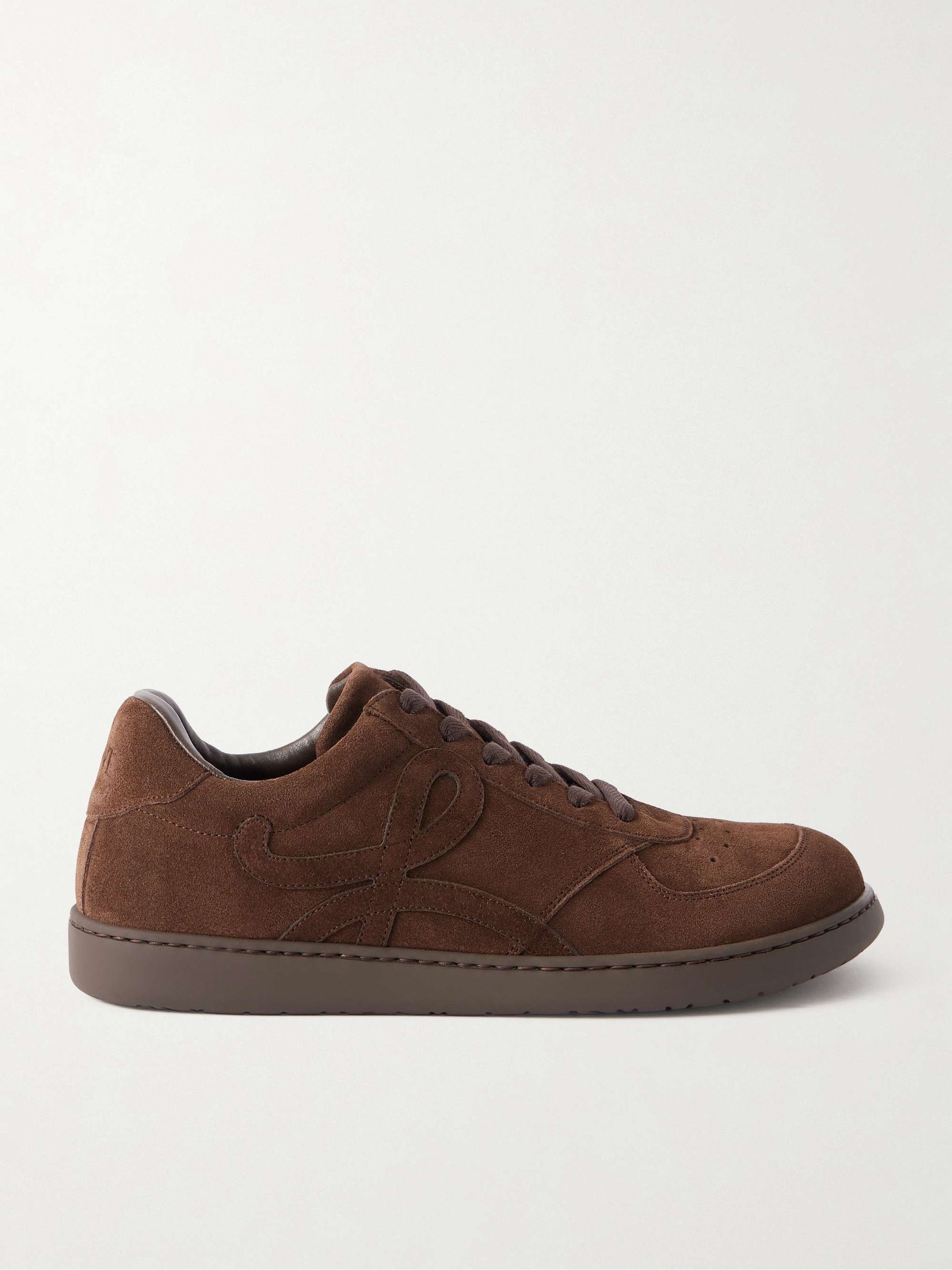 Jambo Logo-Appliquéd Suede Sneakers