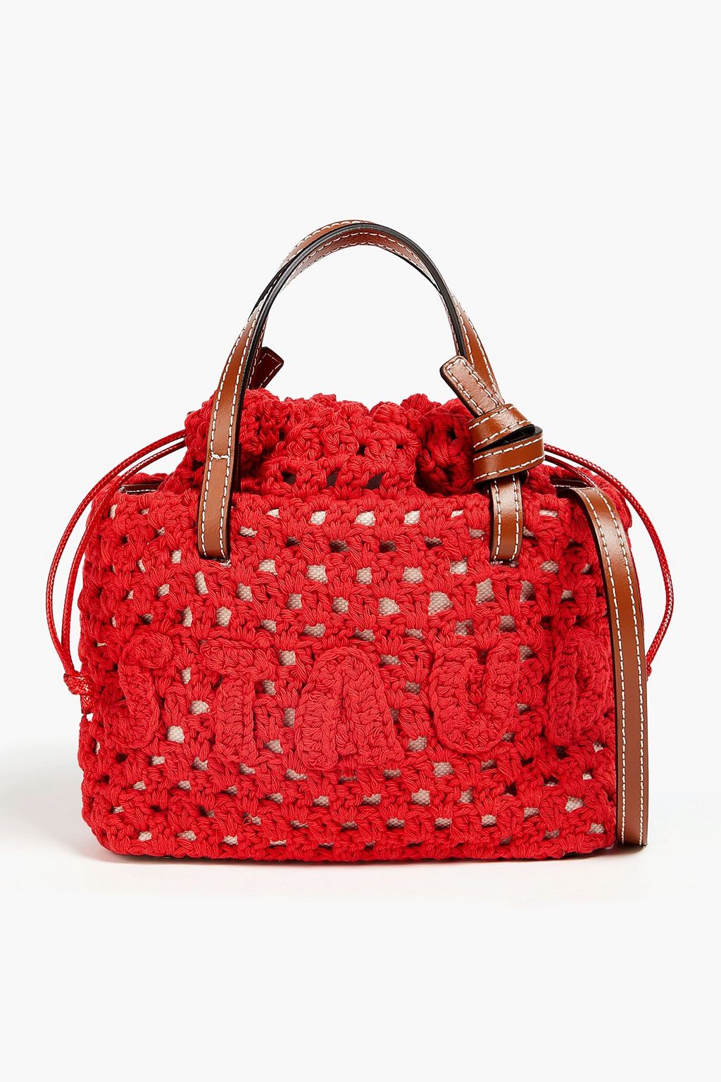 Ria Crocheted Cotton Tote
