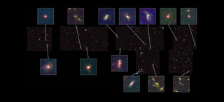 This image — a mosaic of 690 individual frames taken with the Near Infrared Camera on the James Webb Space Telescope — covers an area of sky about eight times as large as Webb’s First Deep Field Image released on July 12, 2022. It’s from a patch of sky near the handle of the Big Dipper. This is one of the first images obtained by the Cosmic Evolution Early Release Science Survey collaboration. It contains several examples of high-redshift galaxies with various morphologies. 