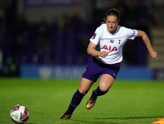 Tottenham are guaranteed to achieve their highest WSL finish (Adam Davy/PA).