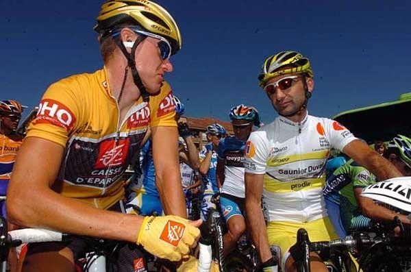 Leonardo Piepoli (Saunier Duval-Prodir) has more points in the combination classification but that actually means a lower ranking. He gets to wear the white jersey though as Efimkin's body already carries yellow.