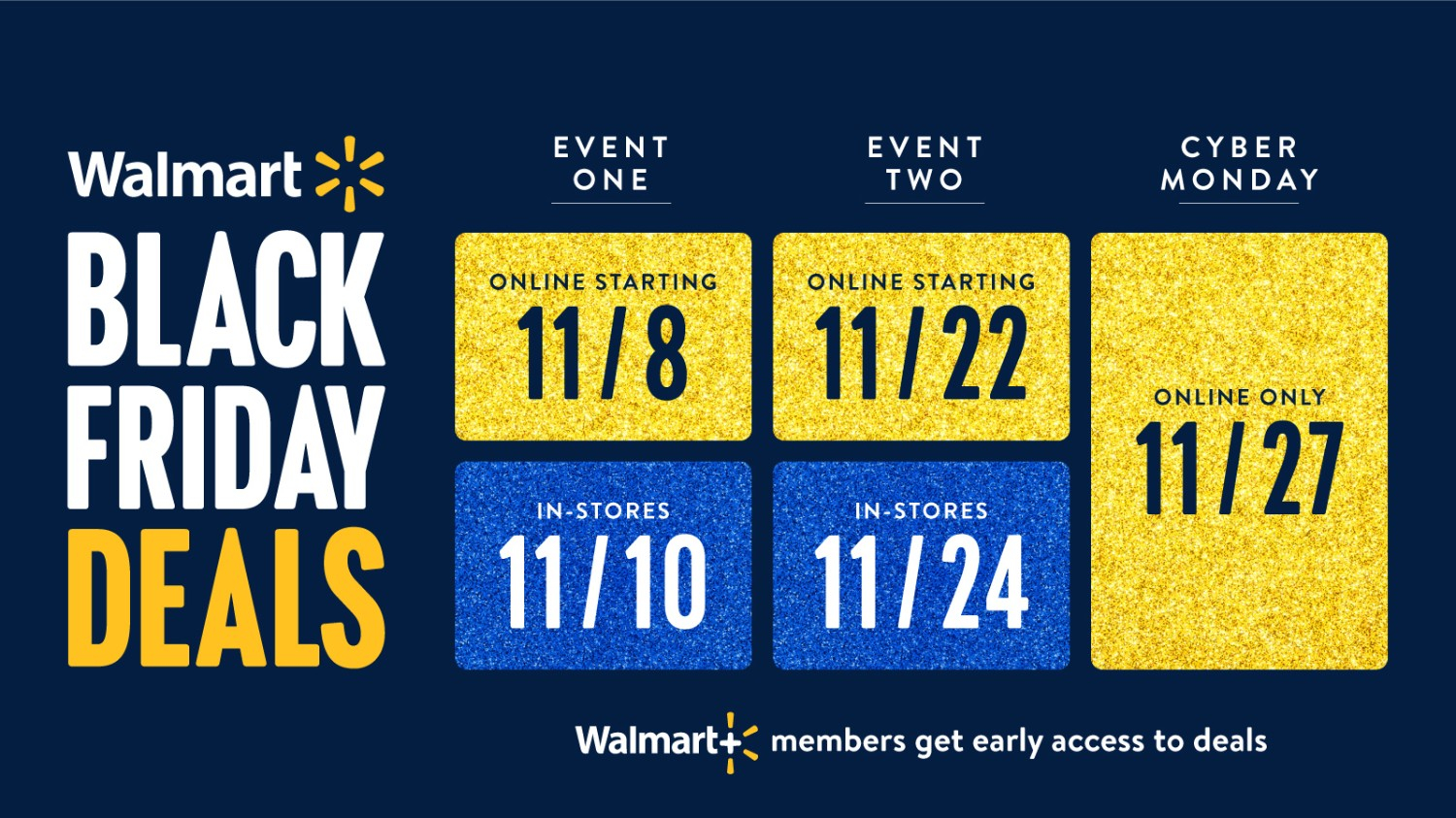 Walmart Black Friday sale dates