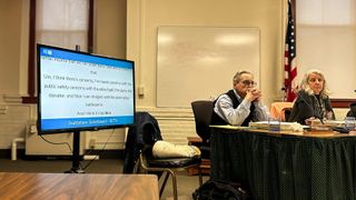 People using MediaScribe at Brattleboro Community TV.