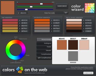 Colour scheme tools