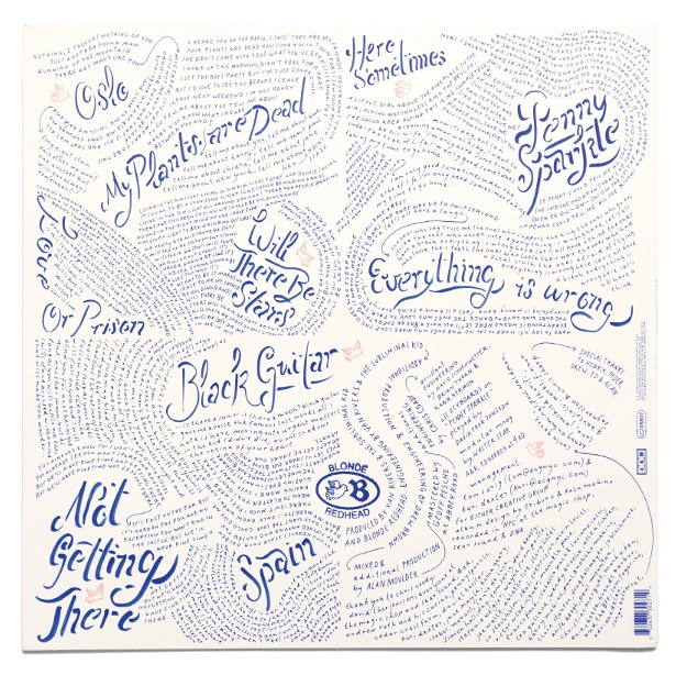 Penny Sparkle’s Blond Redhead album cover by Triboro Design