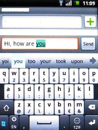 Vodafone smart create an sms