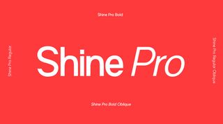 Shine Pro font