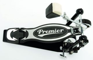 The kick drum pedals feature a generous footplate.