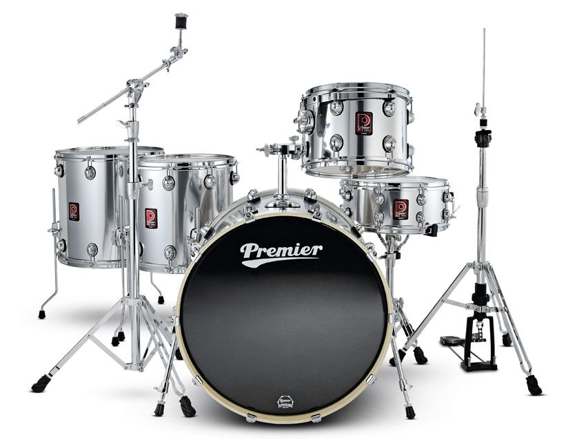 The maple kit - drums are now made in Taiwan but use the original moulds for the lugs.
