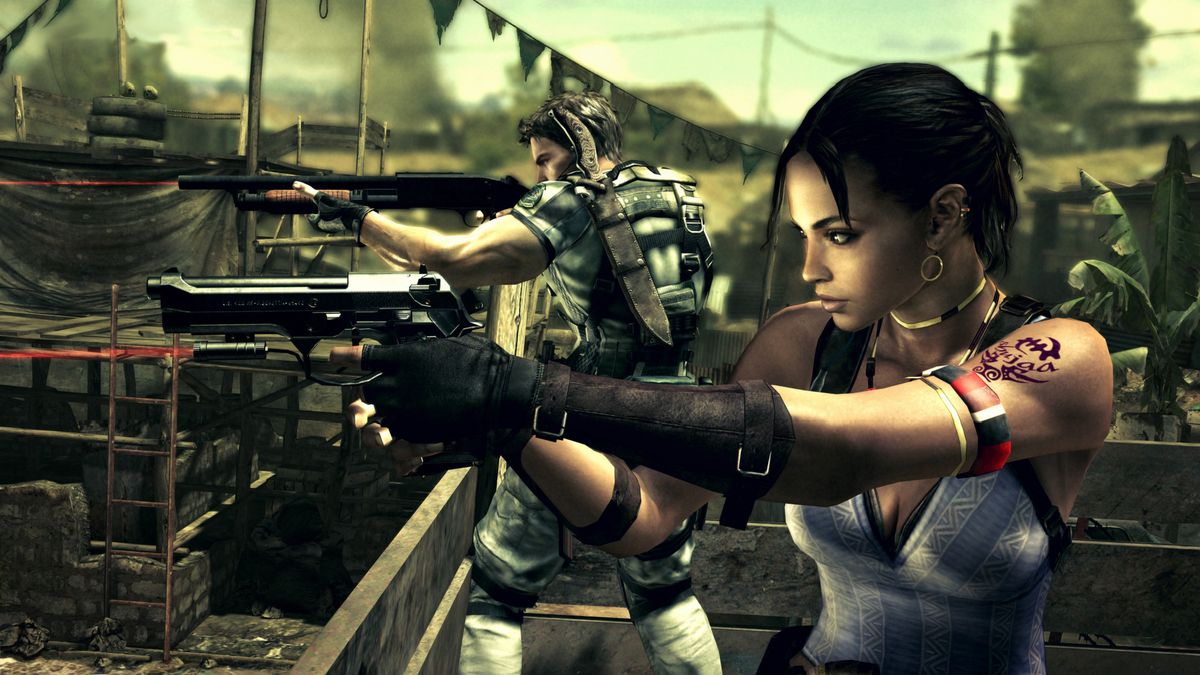 how to play resident evil 5 coop