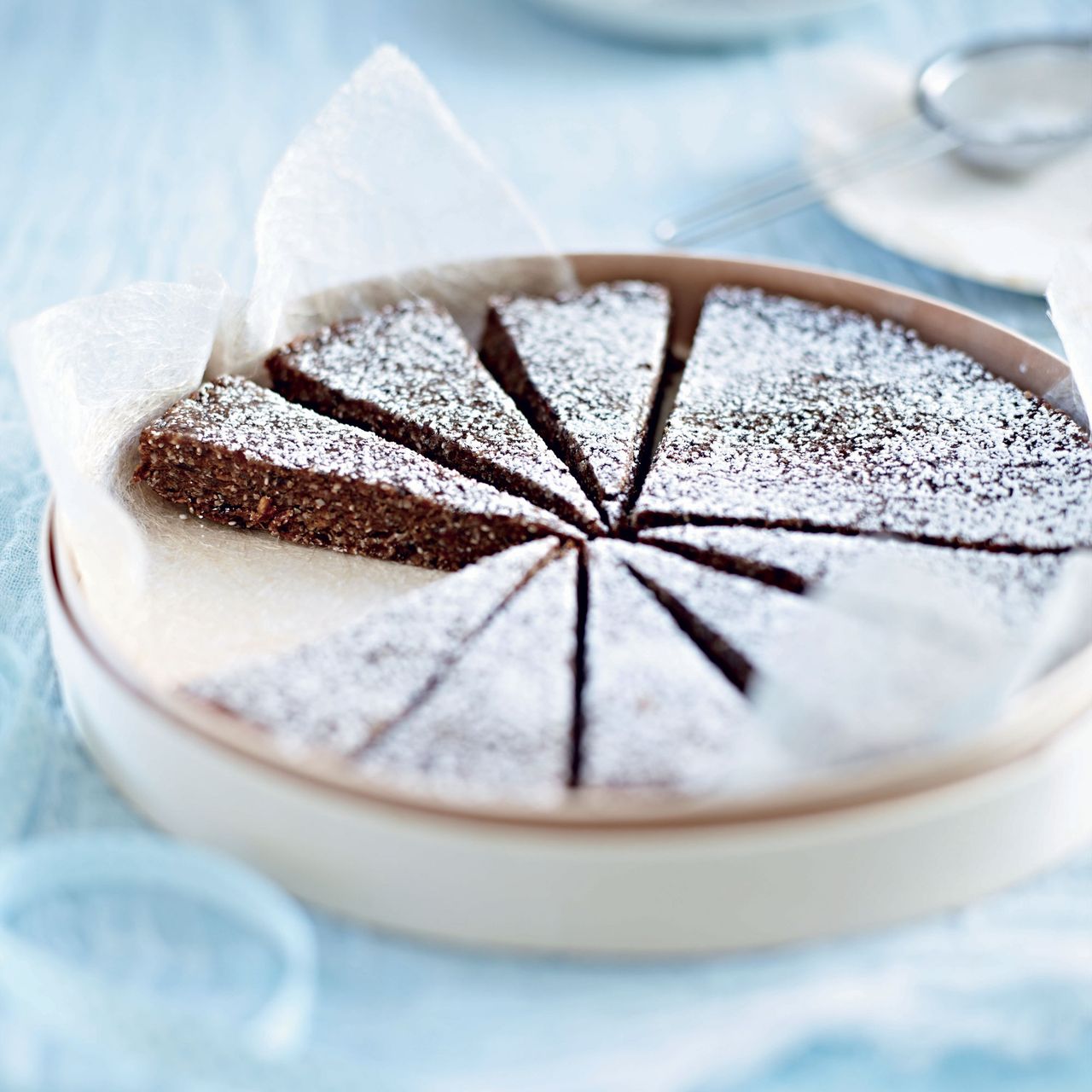 Chia, date and walnut slice photo