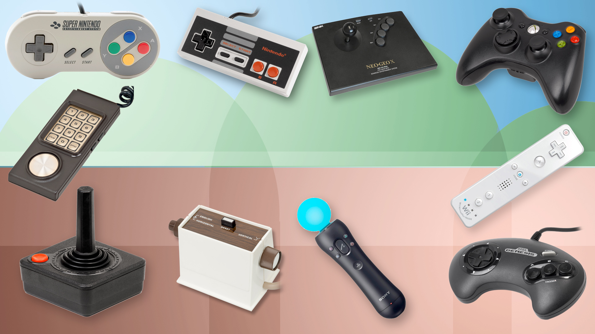 25 of the most important gaming controllers ever