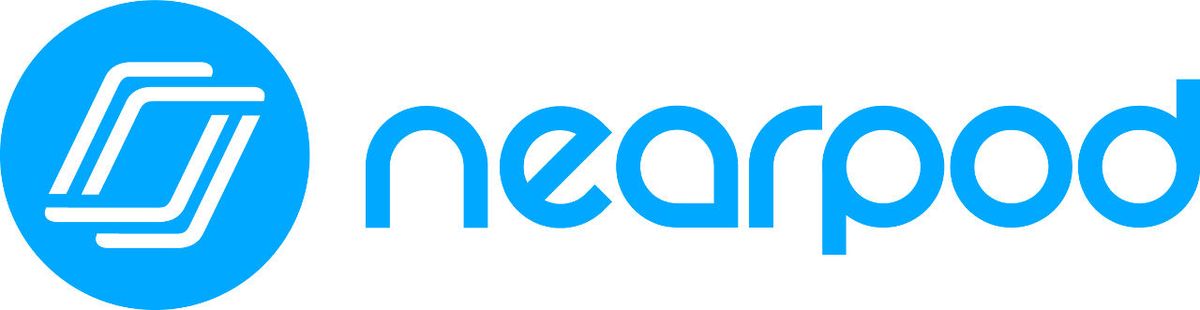 nearpod logo, blue