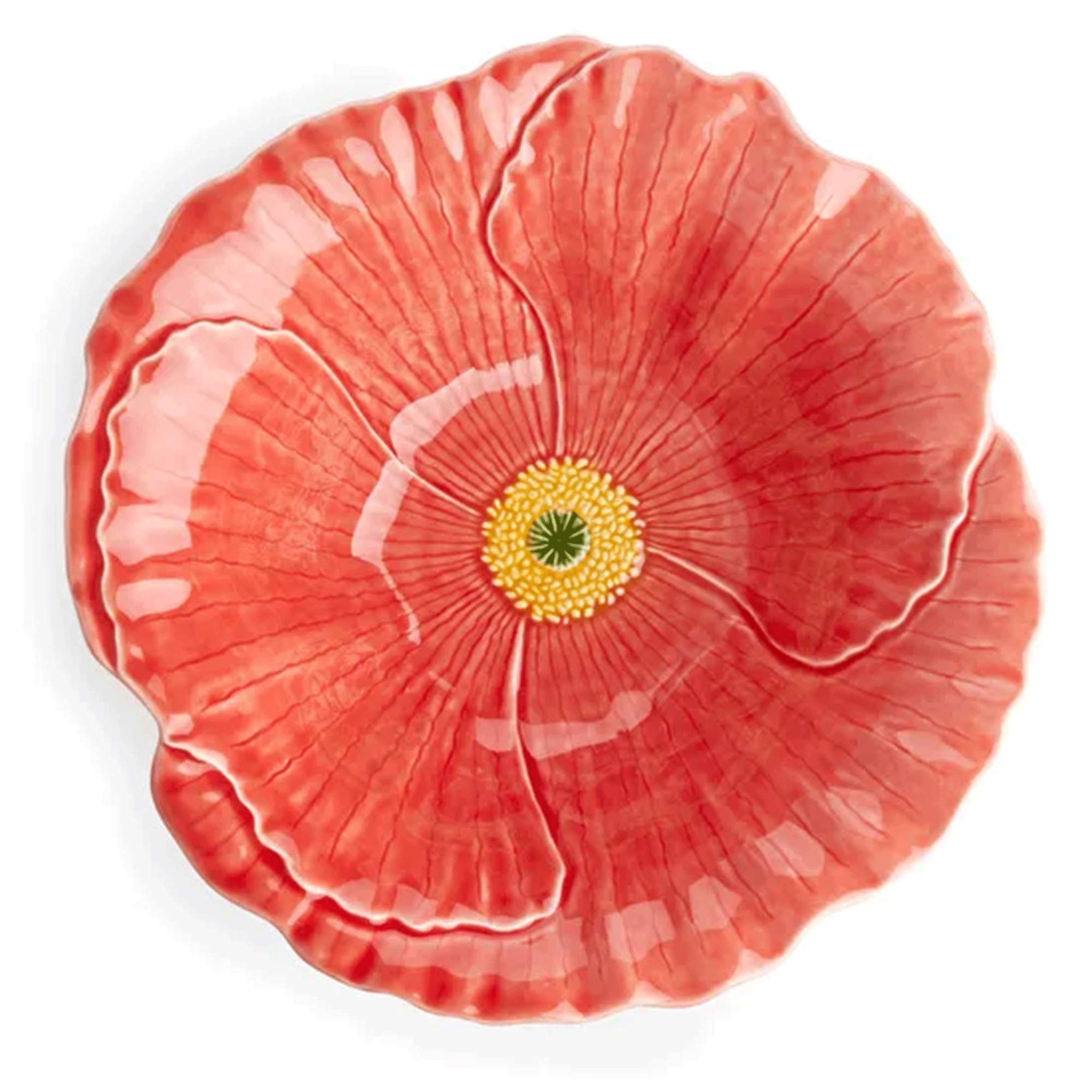 Red flower bowl