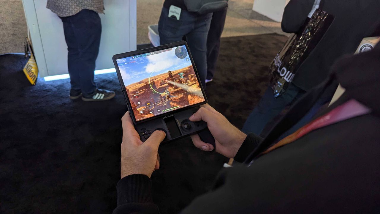 MCON mobile gaming controller being played