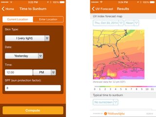 Wolfram Alpha Sun Exposure (iOS: $0.99)