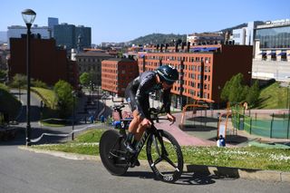 Vermaerke in action at Iztulia Basque Country, one of the toughest WorldTour stage races