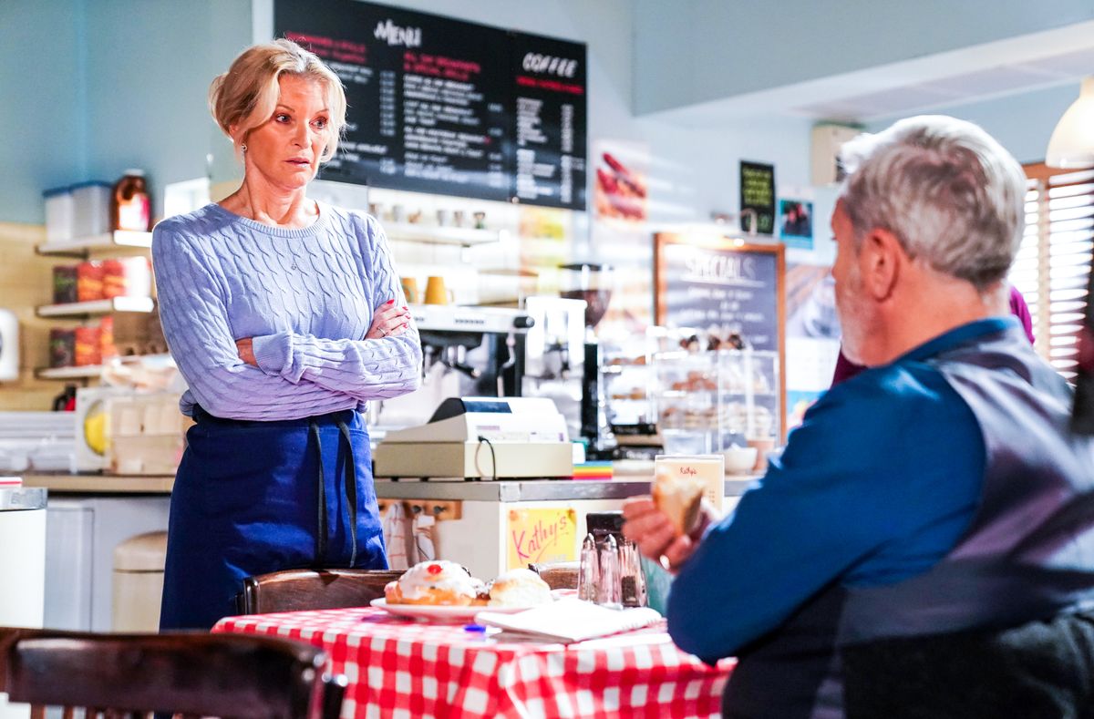 Kathy Beale confronts Rocky Cotton