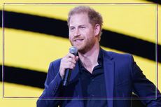 Prince Harry on stage at Invictus Games