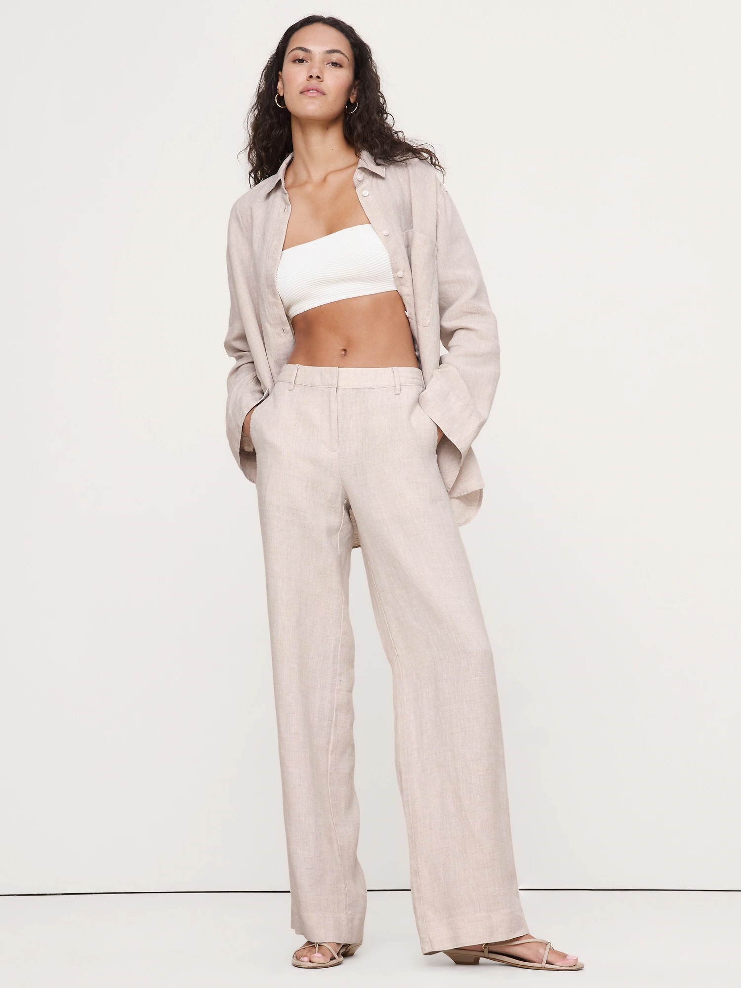 Camile Silk Cinched Pants - Noir