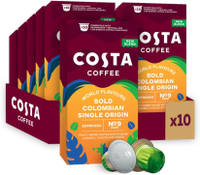 Costa Bold Colombian Single Origin Aluminium Coffee Pods x 10 (pack of 10)