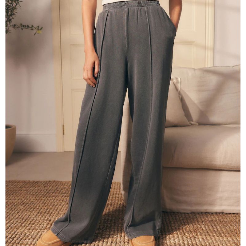 Next, Charcoal Grey Wide Leg Joggers