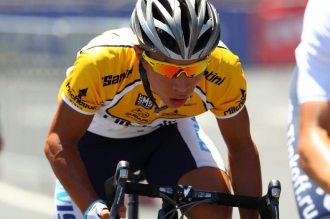 Race leader, Caleb Ewan (BikeBug)