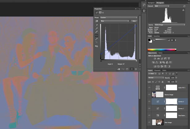 Match tone and colour in Photoshop: step 3