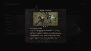 Dragon's Dogma 2 screenshot of the Mystic Spearhand
